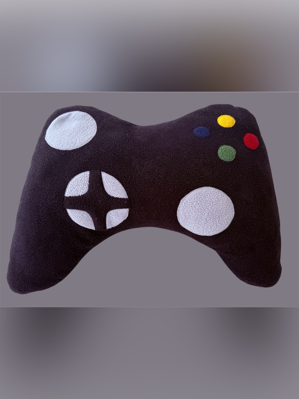 Large Fleece Xbox-Style Controller Plush Pillow